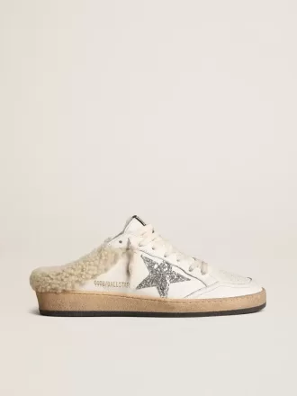Ball Star Sabots med glitterstjerne og shearlingforing