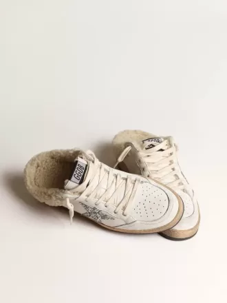 Ball Star Sabots med glitterstjerne og shearlingforing