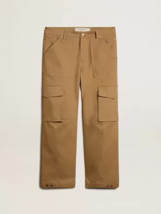 Beige khaki cargobukser