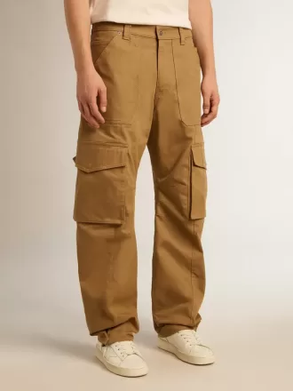 Beige khaki cargobukser