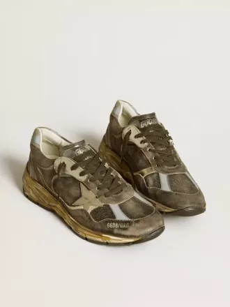 Dad-Star til mænd i ruskind og nylon med khaki læderstjerne og hælkappe
