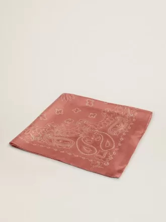 Gamle rosen tørklæde med paisley print