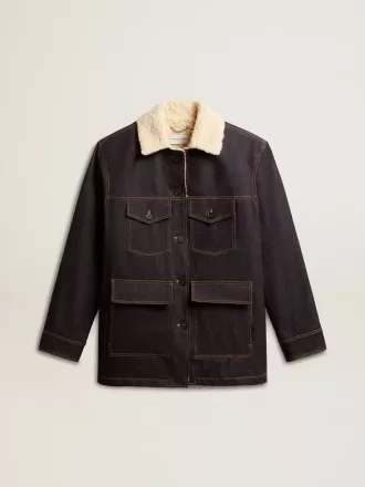 Herrejakke i denim