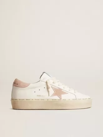 Hi Star LTD til kvinder med gammelrosa ruskindstjerne og hælkappe med perler