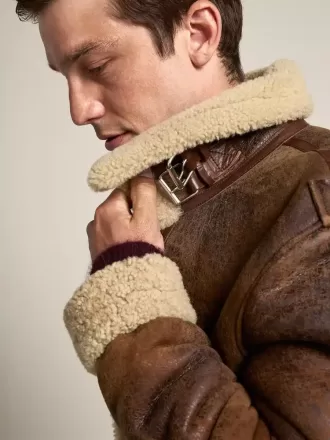 Journey Collection Arvel shearling jakke