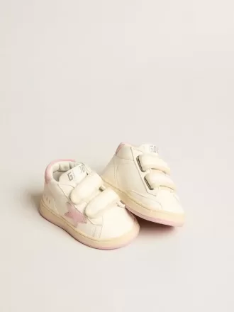 Junior June i nappa med gammelrosa ruskindstjerne og hælkappe Junior June i nappa med gammelrosa ruskindstjerne og hælkappe