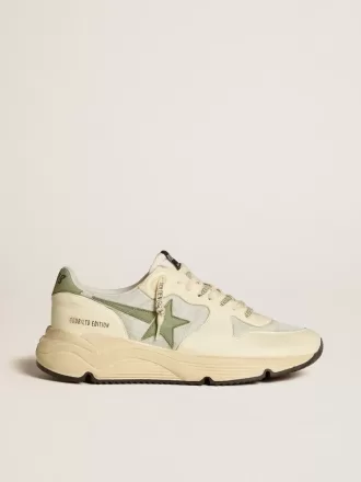 Løbesko til mænd Sole LTD i nylon og nappa med nubuck-stjerne og hælkappe