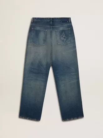 Løstsiddende CNY-jeans til mænd i medium vask