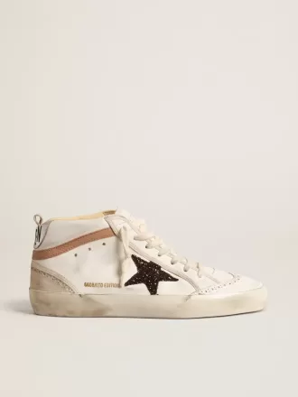 Mid Star LTD i nappa med glitterstjerne og nude læderflash