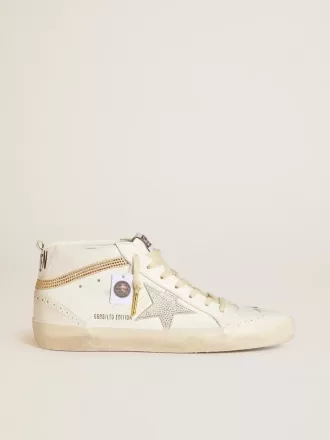 Mid Star LTD med stjerne og hælkappe i ruskind med Swarovski-krystaller