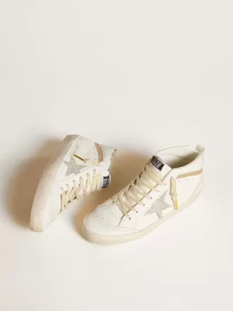 Mid Star LTD med stjerne og hælkappe i ruskind med Swarovski-krystaller