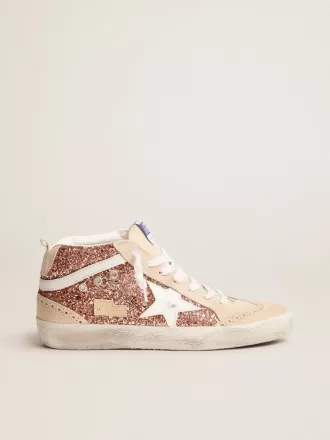 Mid Star til kvinder med lyserødt glitter