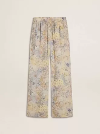 Multicolour joggingbukser til kvinder med blomsterprint