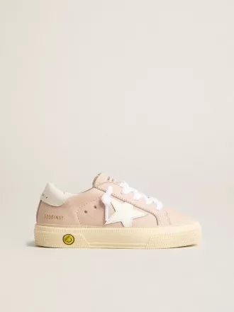 Pink May Teen med hvid læderstjerne