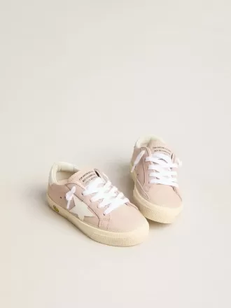 Pink May Teen med hvid læderstjerne