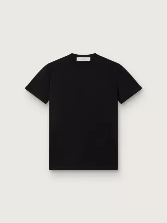 Regular fit T-shirt til kvinder i sort med distressed look