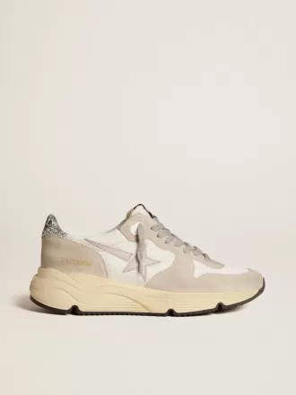 Running Sole LTD i mesh med læderstjerne og glitterhælkappe
