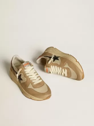 Running Sole LTD i nylon og nubuck med læderstjerne og hælkappe