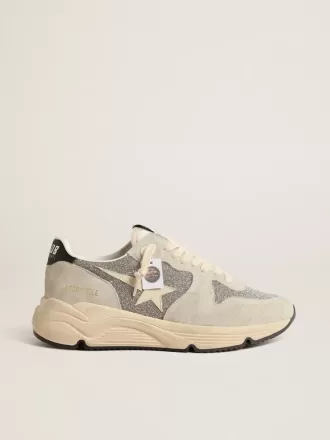 Running Sole til kvinder, pyntet med Swarovski-krystaller og elfenbensfarvet stjerne