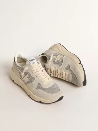 Running Sole til kvinder, pyntet med Swarovski-krystaller og elfenbensfarvet stjerne