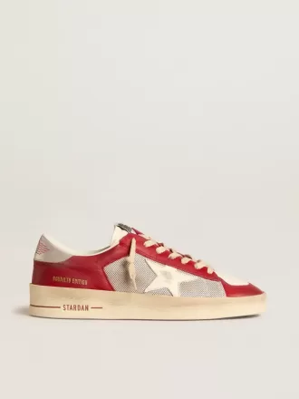 Stardan LTD til mænd i mesh og nubuck med nappa-stjerne og læderhælkappe Stardan LTD til mænd i mesh og nubuck med nappa-stjerne og læderhælkappe