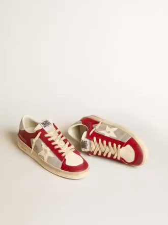 Stardan LTD til mænd i mesh og nubuck med nappa-stjerne og læderhælkappe Stardan LTD til mænd i mesh og nubuck med nappa-stjerne og læderhælkappe