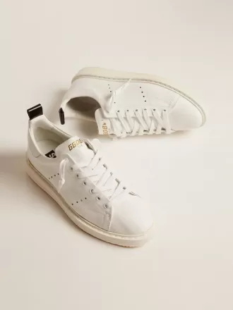 Starter sneakers i helt hvidt læder