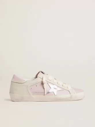 Super-Star LTD i pink læder med sølvfolieret læderstjerne og pink læderhælkappe