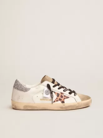 Super-Star LTD til kvinder med leopardprint og Swarovski-krystalstjerne