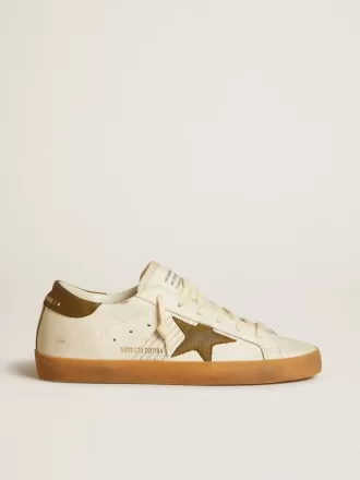 Super-Star LTD til kvinder med militærgrøn nubuck-stjerne og hælkappe