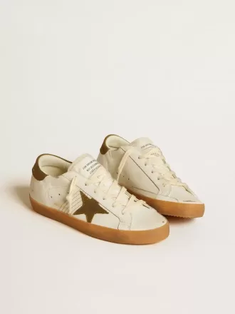 Super-Star LTD til kvinder med militærgrøn nubuck-stjerne og hælkappe
