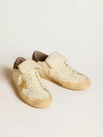 Super-Star LTD til mænd i nappa med ruskindstjerne og brun hælkappe