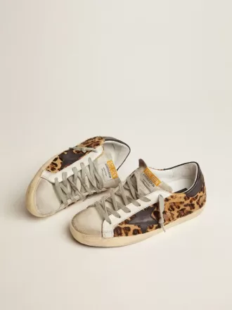 Super-Star til kvinder i læder med leopardprint Super-Star til kvinder i læder med leopardprint