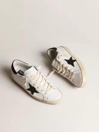 Super-Star til kvinder med sort Swarovski-krystalstjerne og hælkappe