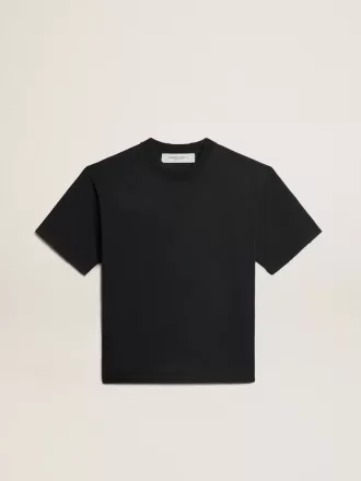 T-shirt i vasket sort med omvendt logo på ryggen – Jersey Capsule T-shirt i vasket sort med omvendt logo på ryggen – Jersey Capsule