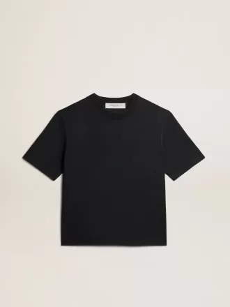 T-shirt i vasket sort med omvendt logo på ryggen – Jersey Capsule T-shirt i vasket sort med omvendt logo på ryggen – Jersey Capsule