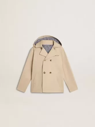 Trenchcoat til børn med aftagelig inderjakke