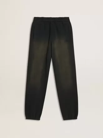 Unisex joggingbukser i vasket sort