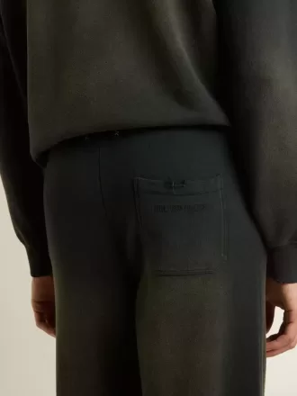 Unisex joggingbukser i vasket sort